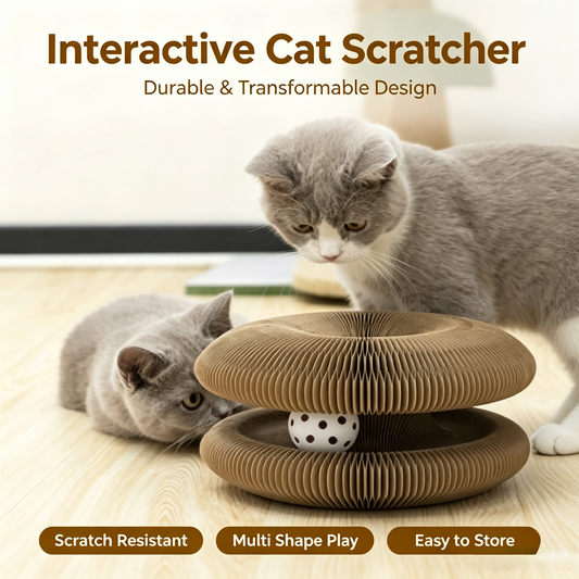 Transformable Interactive Cat Scratcher Toy
