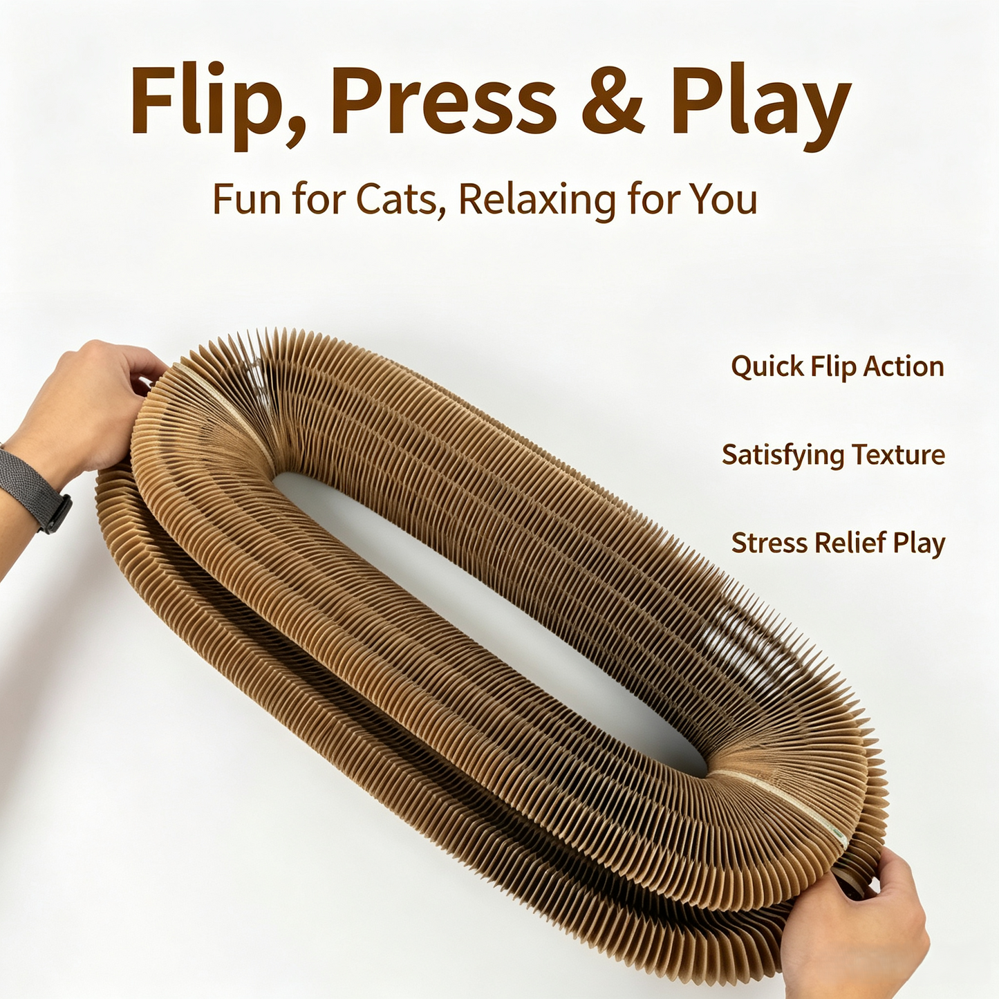 Transformable Interactive Cat Scratcher Toy