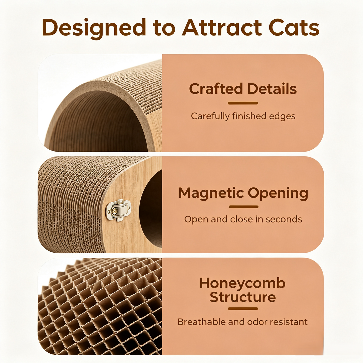 Transformable Interactive Cat Scratcher Toy