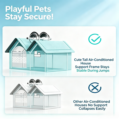 Pet Summer Cooling Air‑Conditioned House